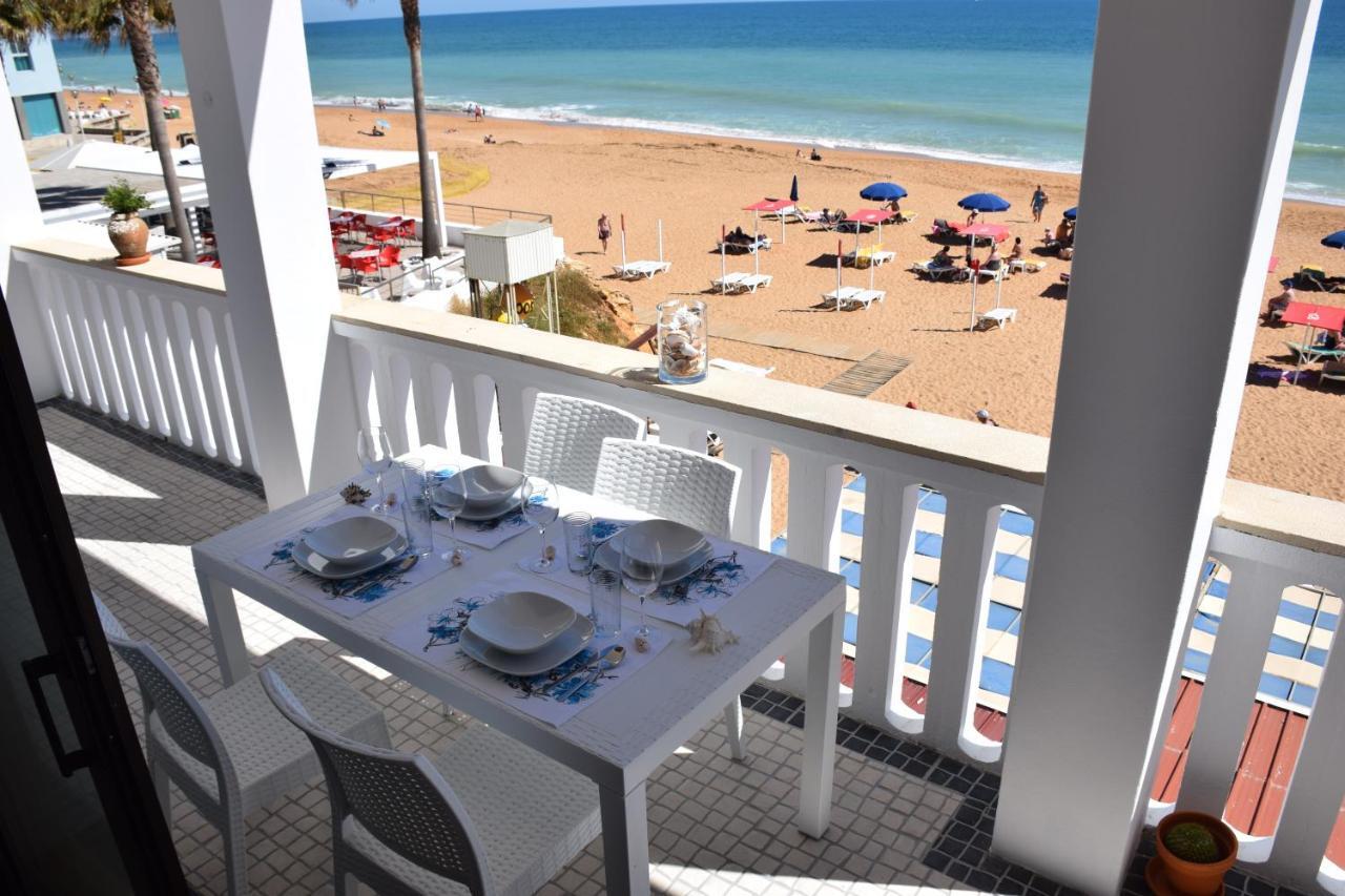 Casa Pé na Areia- Unique Spot- Beach front Albufeira Exterior foto