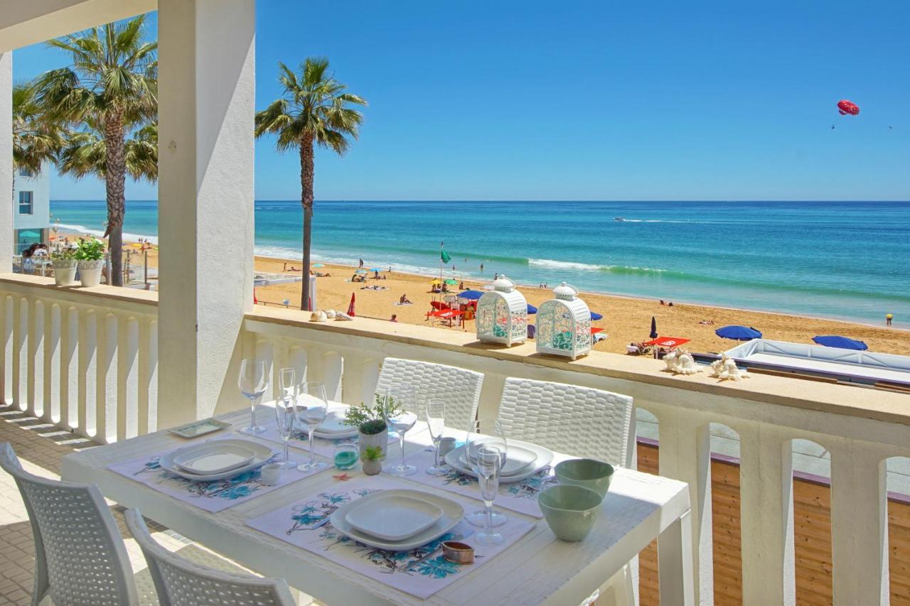 Casa Pé na Areia- Unique Spot- Beach front Albufeira Exterior foto